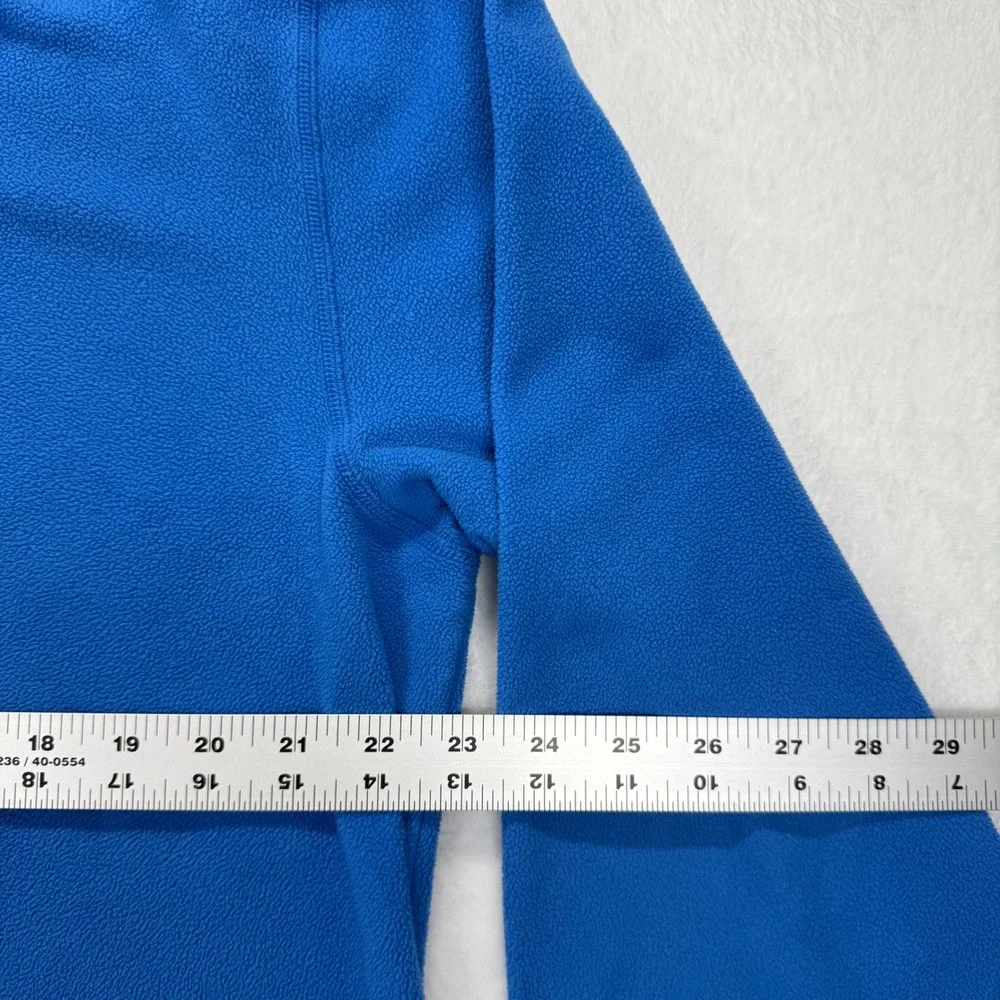 The North‎ Face Pullover Fleece Quarter Zip Polartec Classic Blue Mens L READ